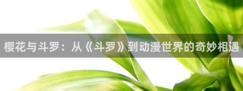 volcanicage漫画：樱花与斗罗：从《斗罗》到动漫世界的奇妙相遇