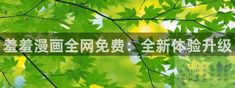 age专注动漫的门户网站：羞羞漫画全网免费：全新体验升级